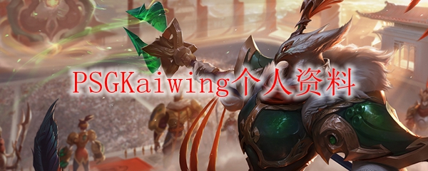 PSGKaiwing个人资料