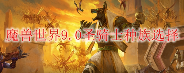 魔兽世界9.0圣骑士种族选择
