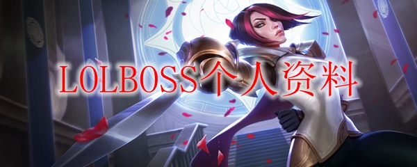 LOLBOSS个人资料
