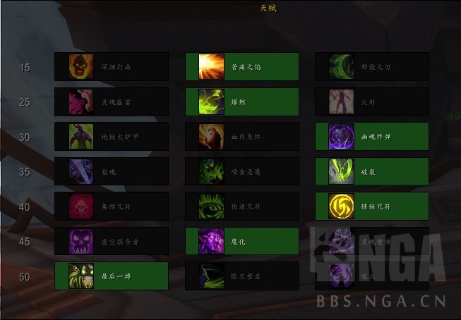魔兽世界9.0复仇DH天赋加点