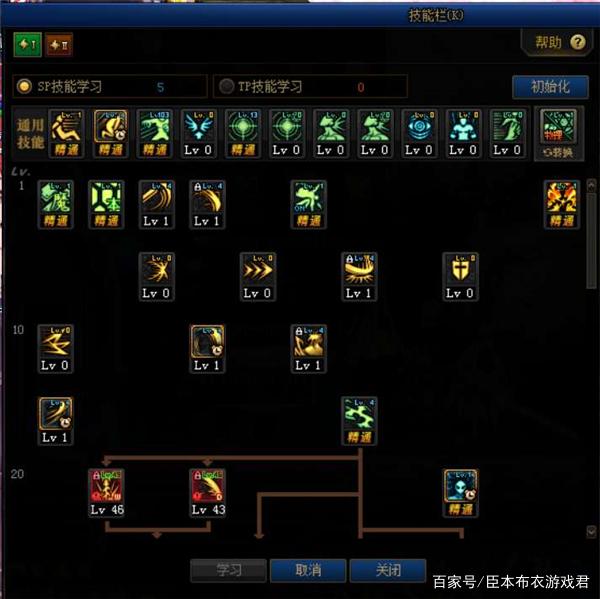 DNF剑魔希洛克加点