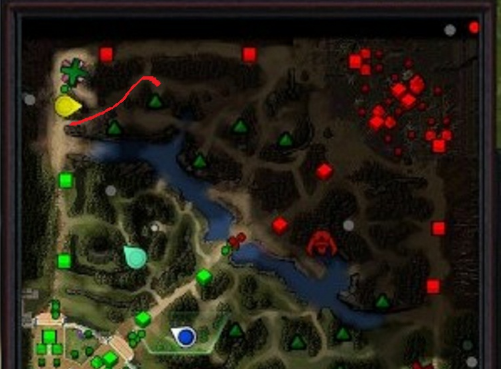 dota2怎么拉野怪