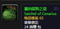 《魔兽世界》怀旧服塞纳留斯之袋介绍