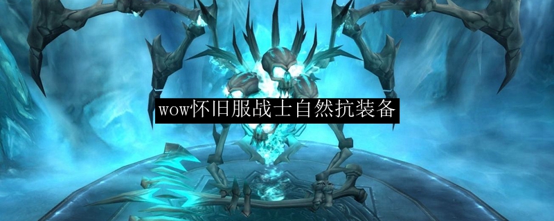 wow怀旧服战士自然抗装备