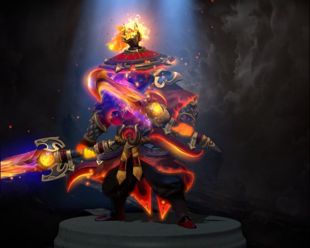 《DOTA2》TI10典藏宝瓶灰烬之灵炽烈之道主宰套装外观