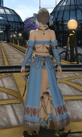 《ff14》5.25舞者80级校服染色外观