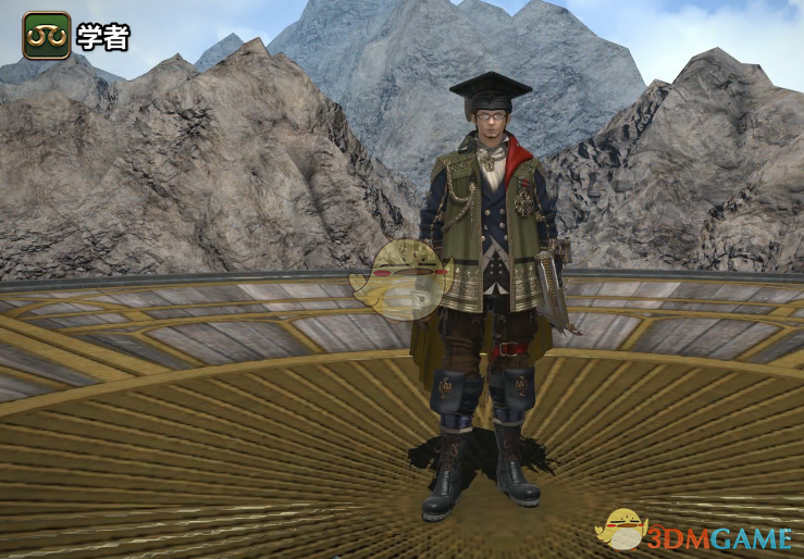 《ff14》5.25学者80级校服染色外观