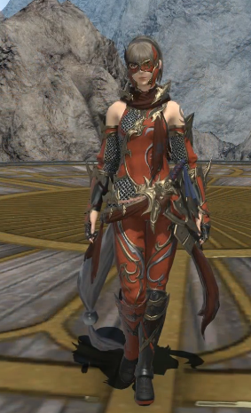 《ff14》5.25忍者80级校服染色外观