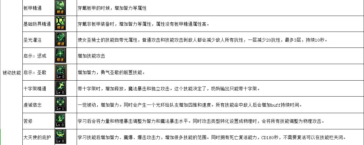 DNF炽天使100级加点