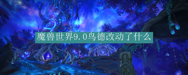 魔兽世界9.0鸟德改动了什么