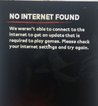 《无畏契约》NO INTERNET FOUND解决方法