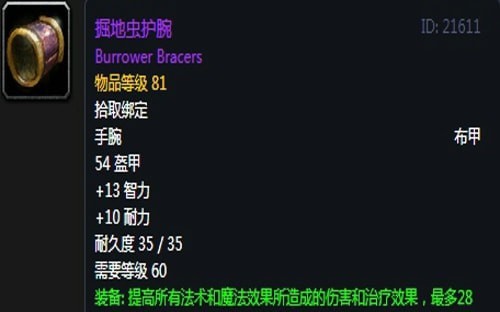 《魔兽世界》怀旧服第五阶段暗牧毕业装备大全