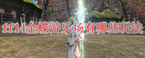 ff14金蝶游乐场有哪些玩法