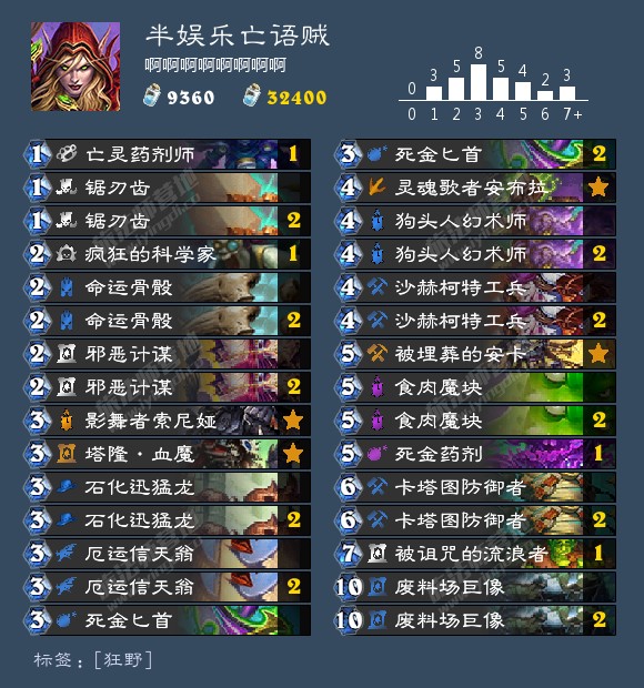 《炉石传说》外域的灰烬狂野模式奥秘贼卡组介绍