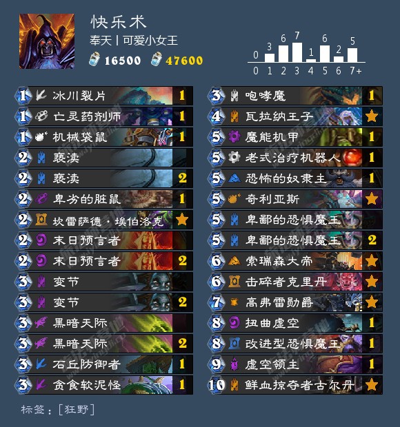《炉石传说》外域的灰烬快乐术卡组介绍