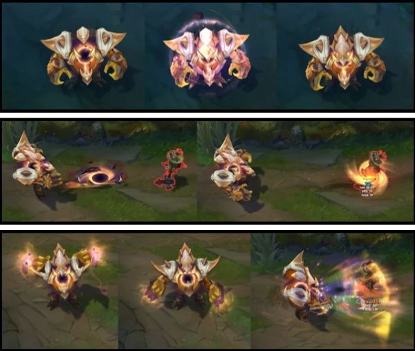 《LOL》死兆星至臻石头人特效展示