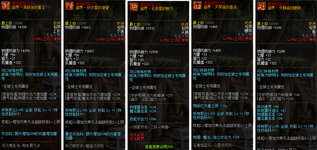 《DNF》2020女机械最强防具搭配