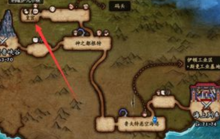 《DNF》根特皇宫位置介绍