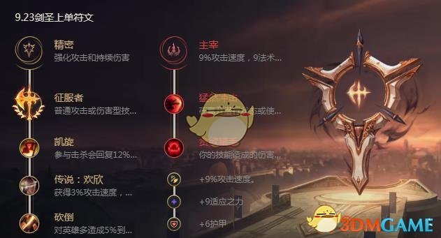 《LOL》S10剑圣天赋符文加点