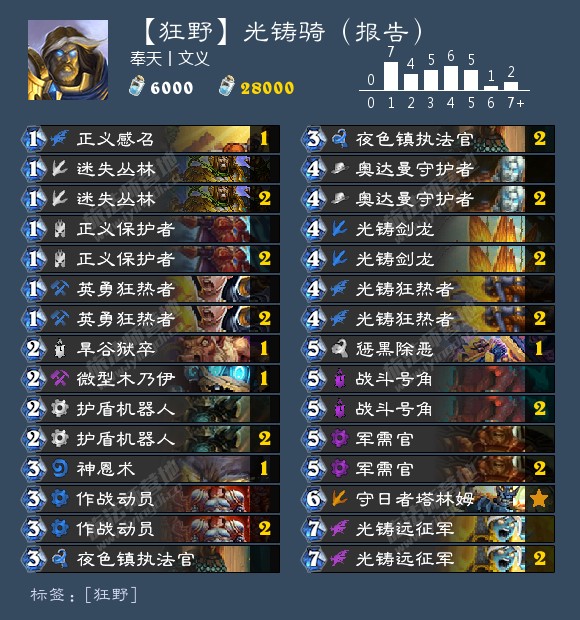 《炉石传说》2020狂野强势卡组推荐