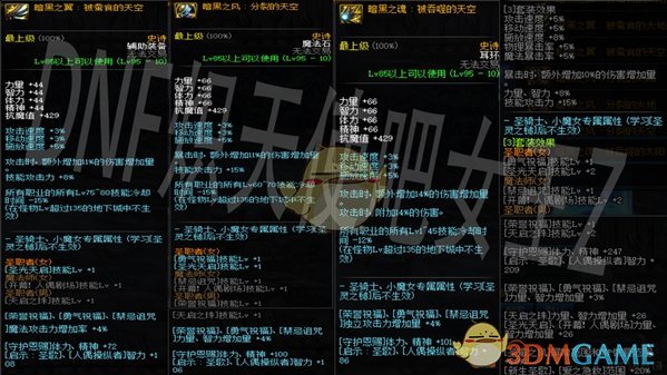 《DNF》2020奶妈装备选择