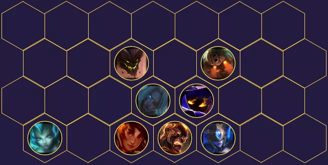 《LOL》云顶之弈9.23海洋山脉六法石头人站位介绍