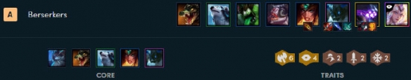 《LOL》云顶之弈S2影狂战士阵容狂战士站位分析