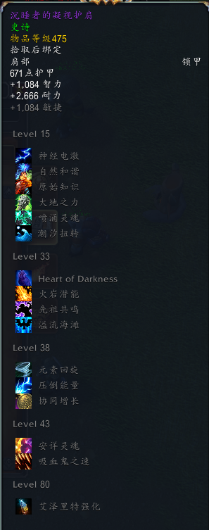 《魔兽世界》8.3尼奥罗萨萨满特质装掉落介绍