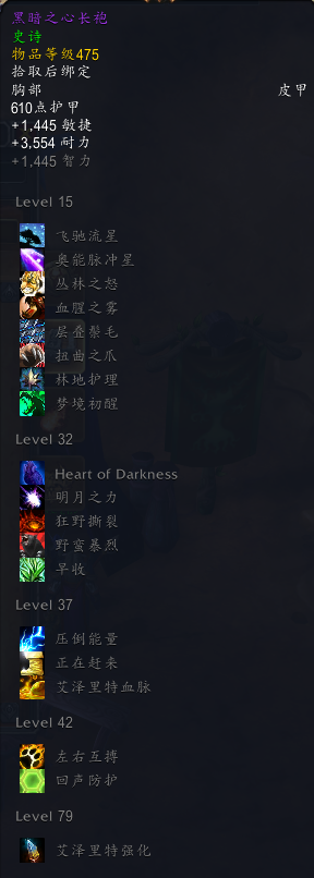 《魔兽世界》8.3尼奥罗萨德鲁伊特质装掉落介绍
