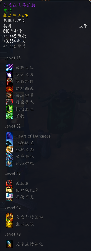 《魔兽世界》8.3尼奥罗萨德鲁伊特质装掉落介绍