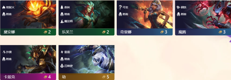 《LOL》云顶之弈刺客羁绊介绍