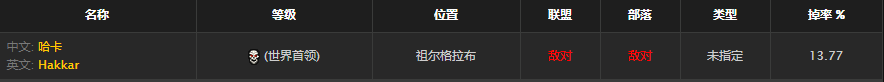 《魔兽世界》怀旧服混乱之触属性介绍