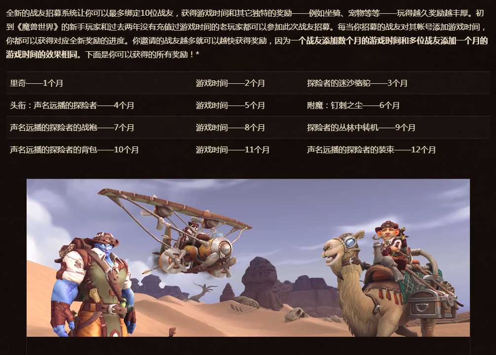 《魔兽世界》8.3声名远播的探险者装束获得方法介绍