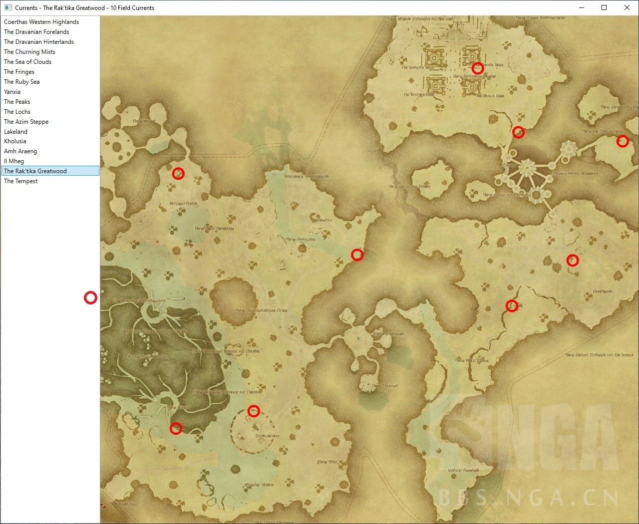 《ff14》5.0拉凯提卡大森林风脉泉位置介绍