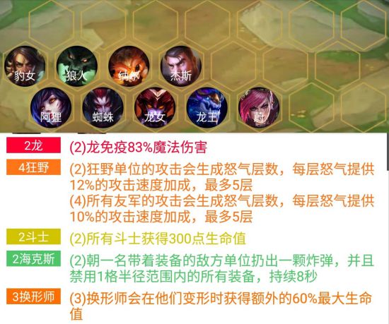 《LOL》云顶之弈9.19版本狂野换形双龙阵容搭配