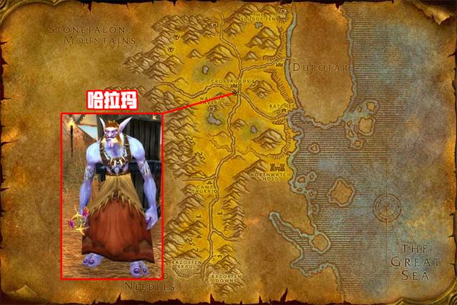 《魔兽世界》怀旧服贫瘠之地施法材料商人位置一览