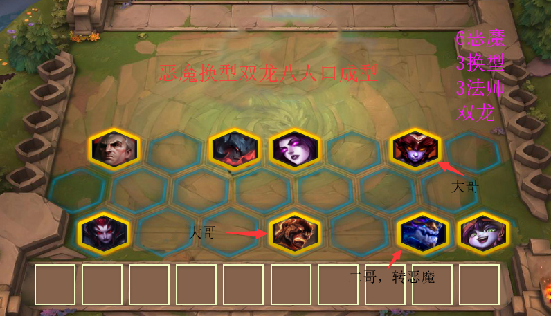 《LOL》云顶之弈恶魔法双龙阵容介绍
