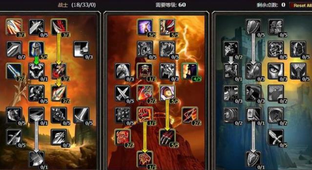 怀旧服战士练级加点