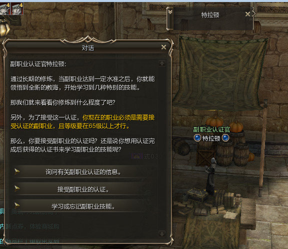 《新天堂2》副职业使用介绍
