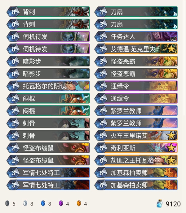 《炉石传说》暗影崛起Viper复古奇迹贼卡组介绍