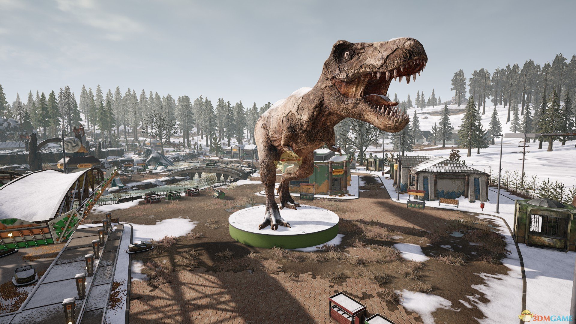 《绝地求生》雪地地图Dino Park恐龙乐园详解以及打法心得