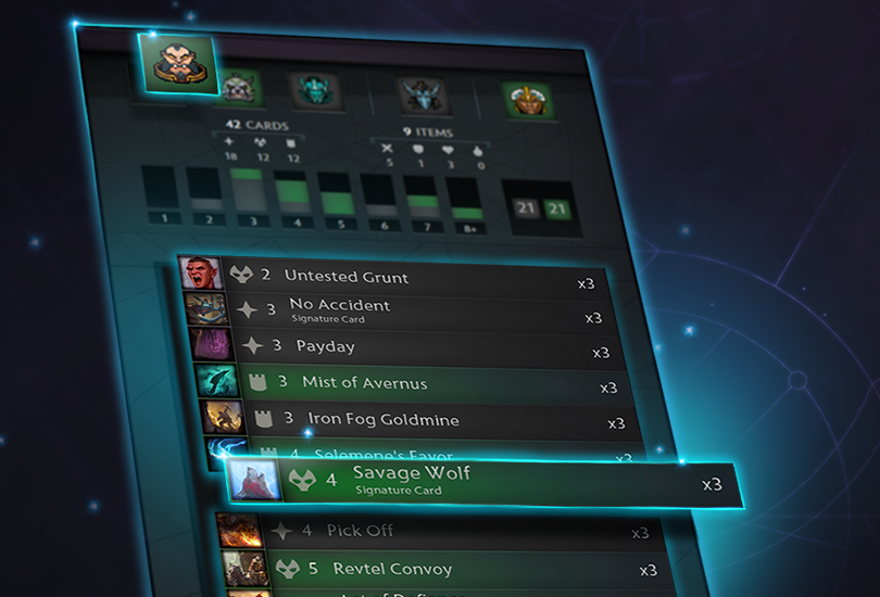 《Artifact》卡组代码构筑地址