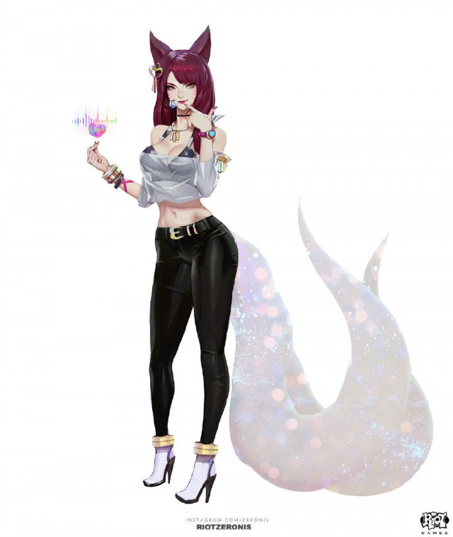 《LOL》超人气KDA女团原画正式公布