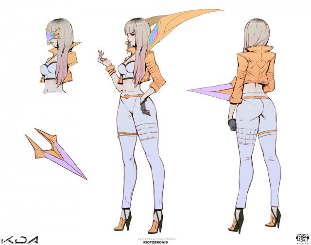 《LOL》超人气KDA女团原画正式公布