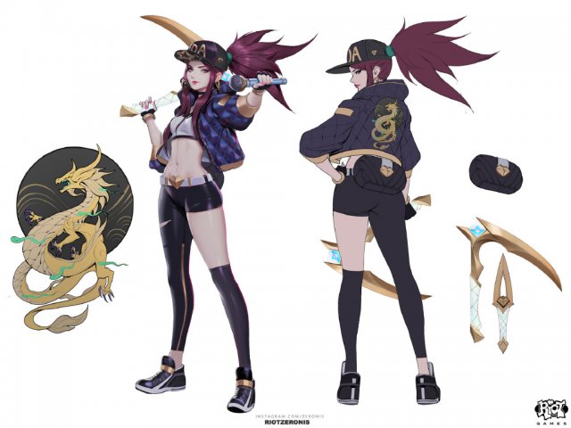 《LOL》超人气KDA女团原画正式公布