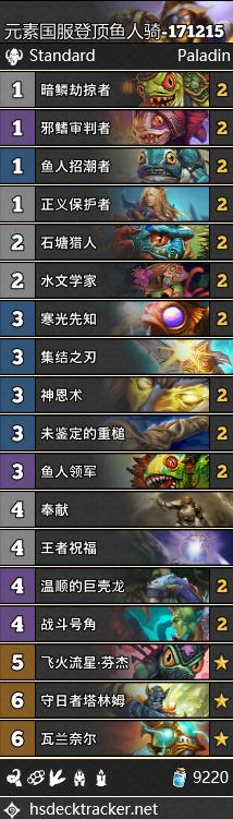 《炉石传说》狗头人圣骑士卡组大全