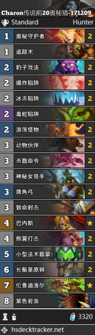 《炉石传说》狗头人猎人卡组大全