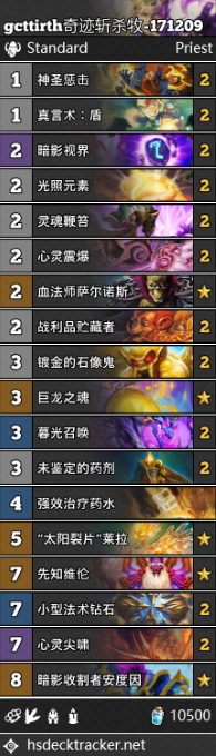 《炉石传说》狗头人牧师卡组汇总