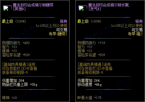 DNF105级装备等级介绍