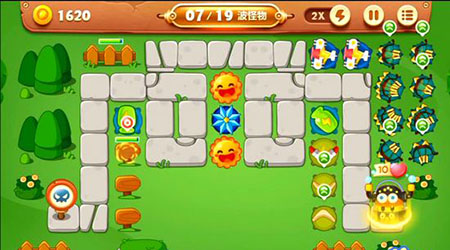 《保卫萝卜3》公园第33关通关攻略